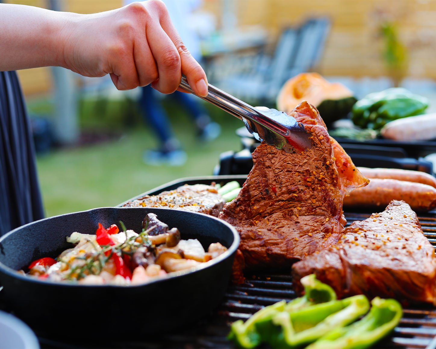 景色を一望しながら楽しめるBBQ。